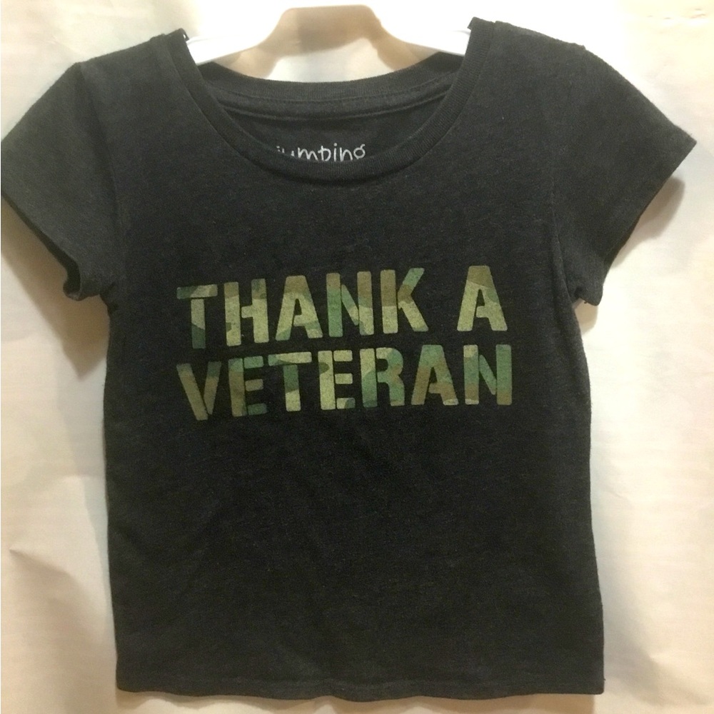 Thank A Veteran T-shirt Size 2T